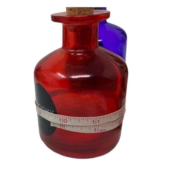 Rae Dunn Potion Bottles Set NWT Witches Magic Spooky Red Green Trick Treat Boo - Picture 3 of 10